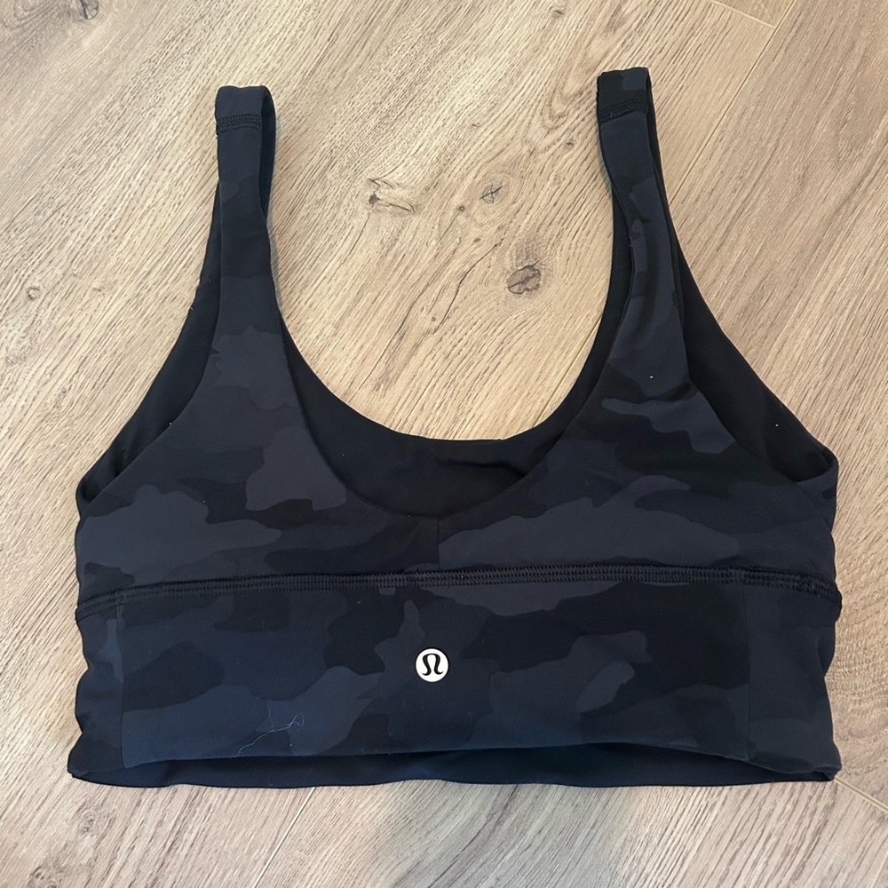 lululemon athletica Black Camo Sports Bra